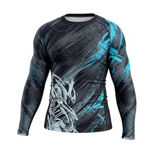 Camiseta de Manga Larga con Estampado Personalizado para Academias de Artes Marciales y Marcas de MMA, Fabricada en Estados Unidos con Poliéster y Spandex - Product Image 5
