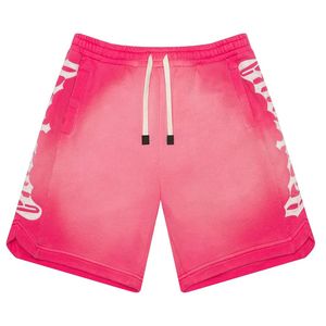 Shorts en molleton délavé pour hommes avec broderie personnalisée, style vintage, streetwear de haute qualité, bas de tenue athlétique, exportateurs et fournisseurs - Product Image 5