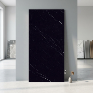 Salina Blanco Carreaux de pierre frittée brillante 1600x3200mm Foshan Vente en gros pour murs et salon 160x320cm Marbre italien - Product Image 2