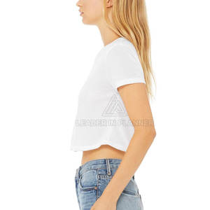 T-shirt court pour femme, meilleur prix, séchage rapide, respirant, logo et design personnalisés, t-shirts pour femmes - Product Image 6