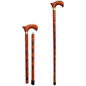 Canne de marche en bois artisanale de haute qualité, style ferme moderne, design personnalisé, toucher réel, décoration intérieure, vente en gros - Product Image 1