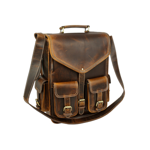 Full Grain <b>Leather</b> Bag Luxury <b>Leather</b> Travel <b>Backpack</b> For Men Vintage <b>Leather</b> <b>Backpack</b> With <b>Laptop</b> Compartment - Product Image 2