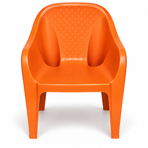 Silla Modular Apilable de Plástico de Primera Calidad con Reposabrazos, Respaldo Sólido y Duradero, Hecha en India, Silla de Salón de Diseño Minimalista - Product Image 3