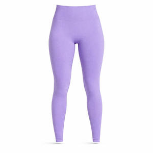 Leggings de Yoga de Cintura Alta Sin Costuras para Mujer, Pantalones Deportivos Transpirables para Gimnasio, Fitness, Running, Venta al Por Mayor - Product Image 1