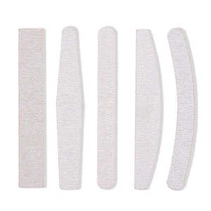 Double-Sided Emery <b>Nail</b> File 180 Grit Reusable Sandpaper <b>Nail</b> Care Tool 25PCS Straight Pattern - Product Image 3