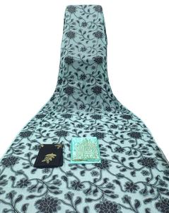 Ropa Kanga de Lujo Faransawi, Ecológica, de Algodón y Elastano, Vestido Dirac de 3 Piezas para Mujer, Mangas Largas, Encaje, Cinta, Estampado Floral - Product Image 3