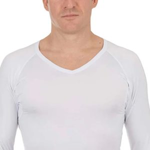 <b>Men</b> Long Sleeve Compression T <b>Shirt</b> Breathable Quick Dry Slim Fit Knitted <b>Thermal</b> With Mesh Panel - Product Image 5