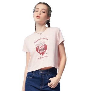 Camisetas de Alta Calidad, Transpirables, con el Último Diseño, Ajustadas, Personalizadas, para Mujer, en Venta, Tops Cortos en Todos los Colores y Tallas - Product Image 1
