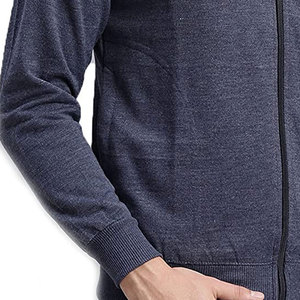 Sweat à capuche zippé ample pour homme – Tissu doux et élégant, idéal pour l'hiver et les activités sportives - Product Image 3