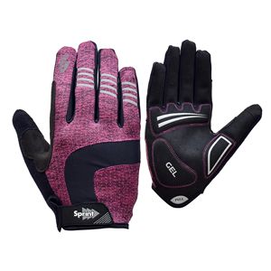 Guantes de Ciclismo Negros con Dedos Completos, Transpirables, Antideslizantes, con Gel en la Palma, para Ciclismo y Deportes al Aire Libre - Product Image 3