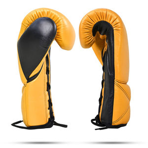 Guantes de Boxeo para Entrenamiento Profesional, Sparring y Venta al por Mayor, Guantes de Competición Profesionales con Cordones en Cuero Genuino - Product Image 2