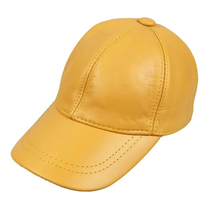 Casquettes de baseball unisexes en cuir suédé véritable pour hommes et femmes - Sangle arrière réglable, vente en gros, mode personnalisée, OEM, prix abordable - Product Image 5