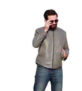 Chaqueta de Cuero Personalizada para Motociclistas, Chaqueta de Piel de Oveja Original, Chaqueta de Moda para Motociclistas - Product Image 1