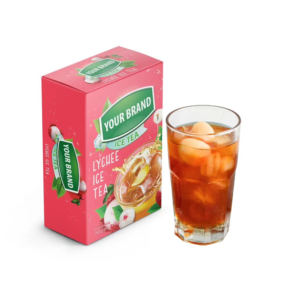 Hot Selling Products Getränke pulver Bio-Früchte tee mit Zertifizierung Lychee Tea Boxes