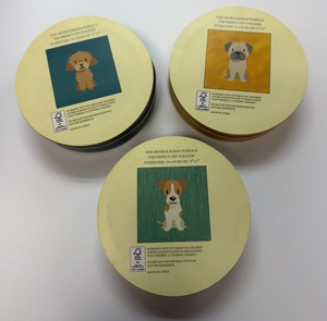 Rompecabezas de papel certificado FSC sin plástico/impresión personalizada (100 piezas) para niños - Product Image 3