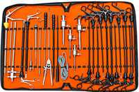 Ensemble complet d'instruments chirurgicaux de laparoscopie manuels en acier inoxydable, porte-aiguilles, pinces, ensemble d'instruments chirurgicaux Salaar Industry certifié CE
