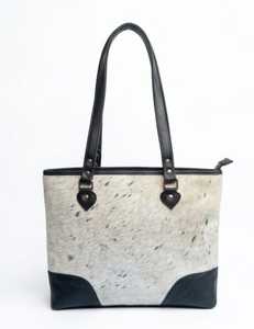 Wholesale Genuine Leather Tote Bag Custom Logo Printed Zipper Closure Travel Crossbody Shoulder Handbag - Product Image 1