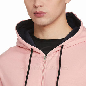 Sudaderas con Cremallera para Hombre de Diseño Personalizado, Alta Calidad, Tejido Transpirable, Color Sólido, Más Vendidas - Product Image 5