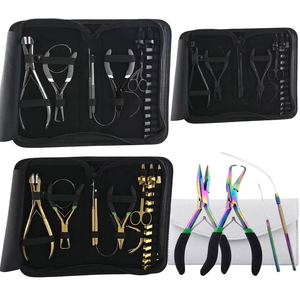 Hair Extension Tools Kit <b>Tape</b>-In <b>Nano</b> & Micro Bead Pliers Set with Loop Tool for Hair Extensions - Product Image 5