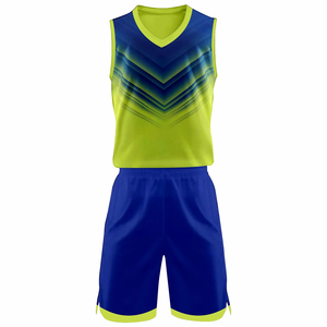 Conjunto de Uniforme de Baloncesto Sublimado Personalizado para Hombres y Jóvenes, Camisetas y Pantalones Cortos de Entrenamiento de Equipo de Tela de Malla Transpirable, Alta Calidad - Product Image 2
