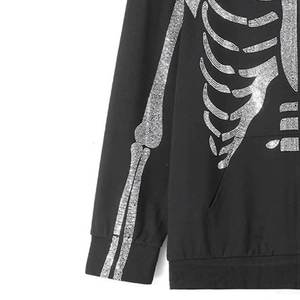 Prix de gros – Nouveau sweat à capuche tendance pour femme en molleton 100 % coton, impression numérique personnalisée avec strass, couleur unie, collection automne - Product Image 3