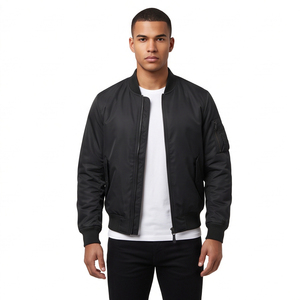Blouson Bomber MA1 Homme en Gros, Personnalisable avec Logo Brodé, Doublure Matelassée, Coupe-Vent Hiver, Manteau Décontracté en Toile - Product Image 3