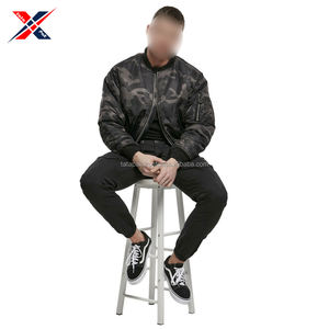 2025 Blouson aviateur en toile pour hommes personnalisé Design unique vêtements d'extérieur avec col montant prix raisonnable - Product Image 6