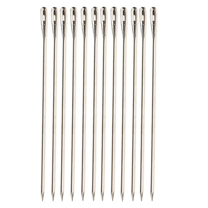 Nouvelles Aiguilles Droites en Acier Inoxydable pour Tissage de Cheveux 2026, Aiguilles de Couture Premium à Grand Œil pour Extensions de Tissage, Outils de Salon - Product Image 1