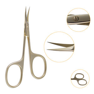 Tijeras para Cutículas Curvas de Acero Inoxidable, Ecológicas, Duraderas, con Cuchillas Afiladas, para Manicura, Stahlmann Pro - Product Image 5