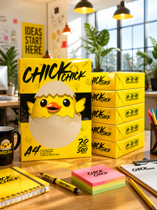 Papel de Copia Blanco A4 Chick Chick, 70g 80g, Peso Premium, Calidad Superior, Hecho en Tailandia para un Rendimiento Óptimo - Product Image 3