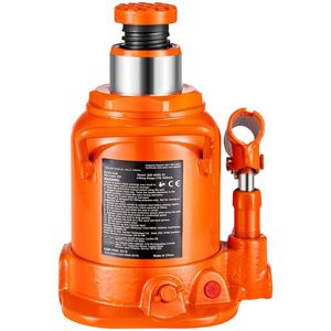 Martinetto idraulico a bottiglia saldato da 20 tonnellate/44092 libbre con manico lungo a 3 sezioni, intervallo di sollevamento 6.69-12.6 per auto - Product Image 5