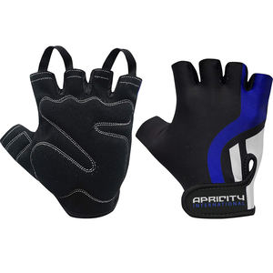 Guantes Deportivos Ligeros Unisex de Medio Dedo, Antideslizantes, con Doble Costura, Palma de Cuero Transpirable, para Gimnasio y Levantamiento de Pesas - Product Image 2