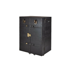 Nouvelle armoire en cuir design avec roulettes, armoire en cuir de qualité supérieure, accessoires de meubles très demandés à prix de gros - Product Image 1