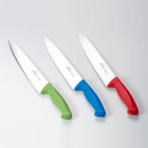 Couteau de chef GAYA MATA 8-9,9 pouces, lame en acier inoxydable, manche en plastique vert, finition satinée, pour droitier, couteau de cuisine moderne et durable - Product Image 5