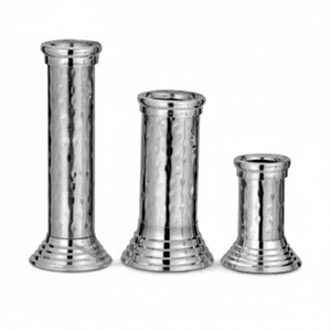 Paroi unique martelé avec de l'argent en gros petite salière et poivrière en acier inoxydable Premium Tooth Pick Straw Holder Bud Vase - Product Image 1