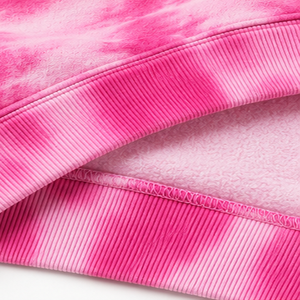 Sweat-shirt Tie-Dye Abstrait en Mélange de Coton, Col Rond, Vêtement Décontracté d'Hiver, Exportateur de Vêtements Personnalisés, Streetwear - Product Image 5