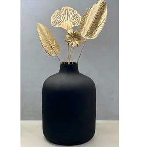 กระถางดอกไม้ทองเหลืองอินเดียทรงกลมแบบกำหนดขนาดและสไตล์ได้ ตกแต่งงานแต่งงาน แจกันดอกไม้โลหะทองเหลืองเคลือบทอง - Product Image 4