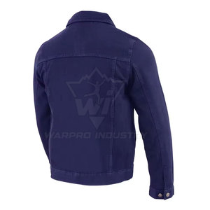 Veste en jean authentique pour homme, épaisse et délavée, coupe décontractée, style streetwear - Product Image 2