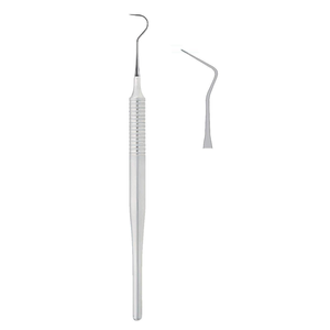 Sonda dental de exploración de un solo extremo con gancho, instrumento manual de acero inoxidable reutilizable, agarre ergonómico, mango personalizado para diagnóstico - Product Image 2