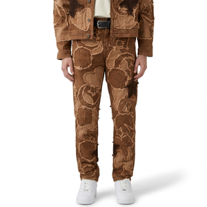 <b>Men's</b> <b>Corduroy</b> Patchwork <b>Jacket</b> With Turn-down Collar And Regular Fit Casual Autumn Style Denim <b>Jacket</b> With Patch Designs - Product Image 6