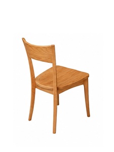 Modern Upholstered Dining <b>Chair</b> with Seat and Curve Backrest Strong Solid <b>Teak</b> Wood Legs Home Furniture - Product Image 2