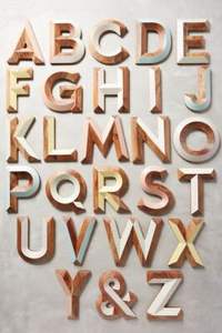 Encantadoras letras del alfabeto de madera para área de juego inspirada en Montessori, desarrollo de alfabetización temprana, decoración educativa para niños pequeños - Product Image 2