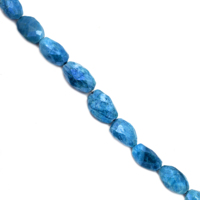 Collar Clásico de Plata de Ley 925 con Hilo de Aguamarina Natural Azul Cielo, Joyería Artesanal con Piedras Preciosas para Mujer, Eslabones de Cable de 15.5 Pulgadas, de Moda