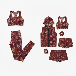 Conjunto Deportivo Super Hot para Mujer: Pantalones de Yoga de Cintura Alta con Control de Abdomen y Sujetador Deportivo de Alta Sujeción, Leggings de Yoga con Bolsillos - Product Image 6