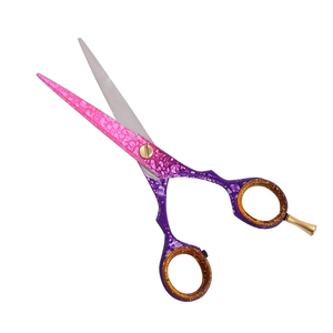 Ciseaux professionnels de 6 pouces en acier inoxydable rose pour salon de coiffure, faits à la main, pour la coupe de cheveux et l'utilisation en esthétique - Product Image 4