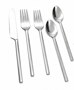 Modern Style Metal Cutlery <b>Sets</b> Luxury High Quality Stainless Steel Knife Fork Spoon <b>Flatware</b> <b>Sets</b> Silver Cutlery <b>Set</b> for Hotel - Product Image 5