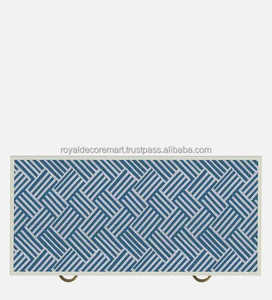 Cofre de madera de la mejor calidad de lujo con incrustaciones de hueso, mesa floral multicolor, decoración real, decoración REAL - Product Image 4