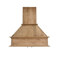 Cubierta Decorativa Moderna de Madera para Campana Extractora, Cubierta de Madera Personalizada para Campana de Cocina, Ecológica y de Fácil Instalación