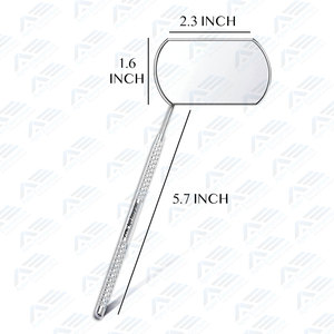 Herramienta de injerto, logotipo personalizado, acero inoxidable, espejo de pestañas grande profesional, accesorios para extensiones de pestañas, instrumentos de cuidado de belleza - Product Image 5