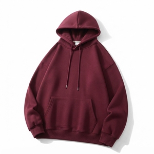 Sweat à capuche en coton pur épais pour homme, coupe oversize tendance, commandes en gros à prix compétitif - Product Image 5